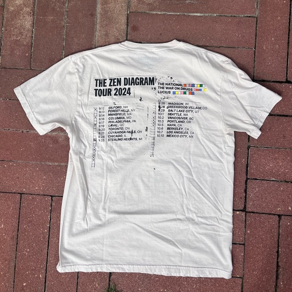 The War On Drugs Zen Diagram 2024 Tour T-Shirt - Large - Picture 2 of 7
